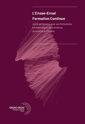 Couverture de la brochure ENSAE-ENSAI Formation continue