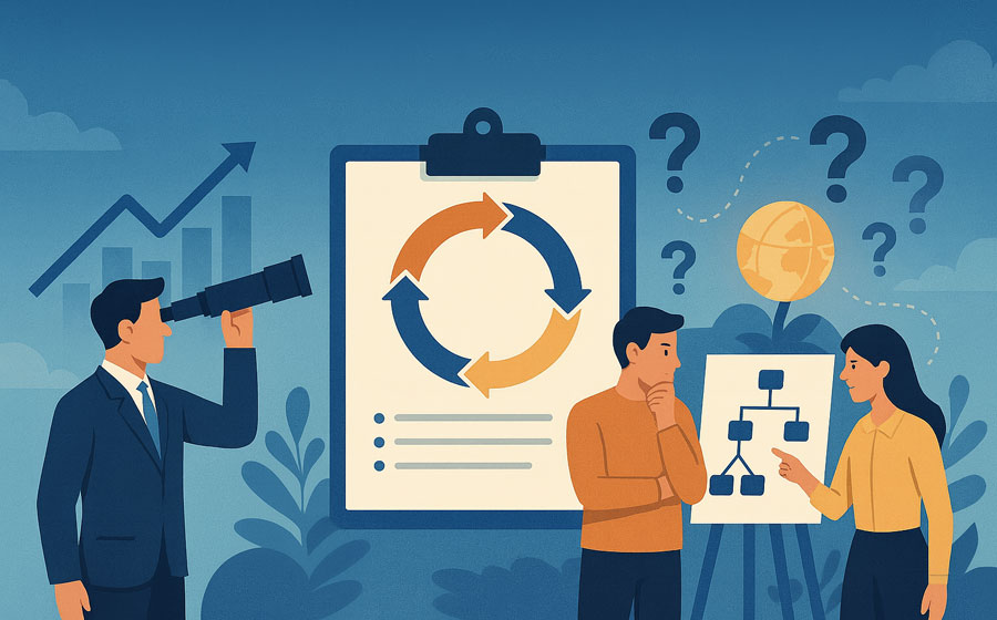 Décider dans un monde incertain : prospective stratégique et planification par scénarios